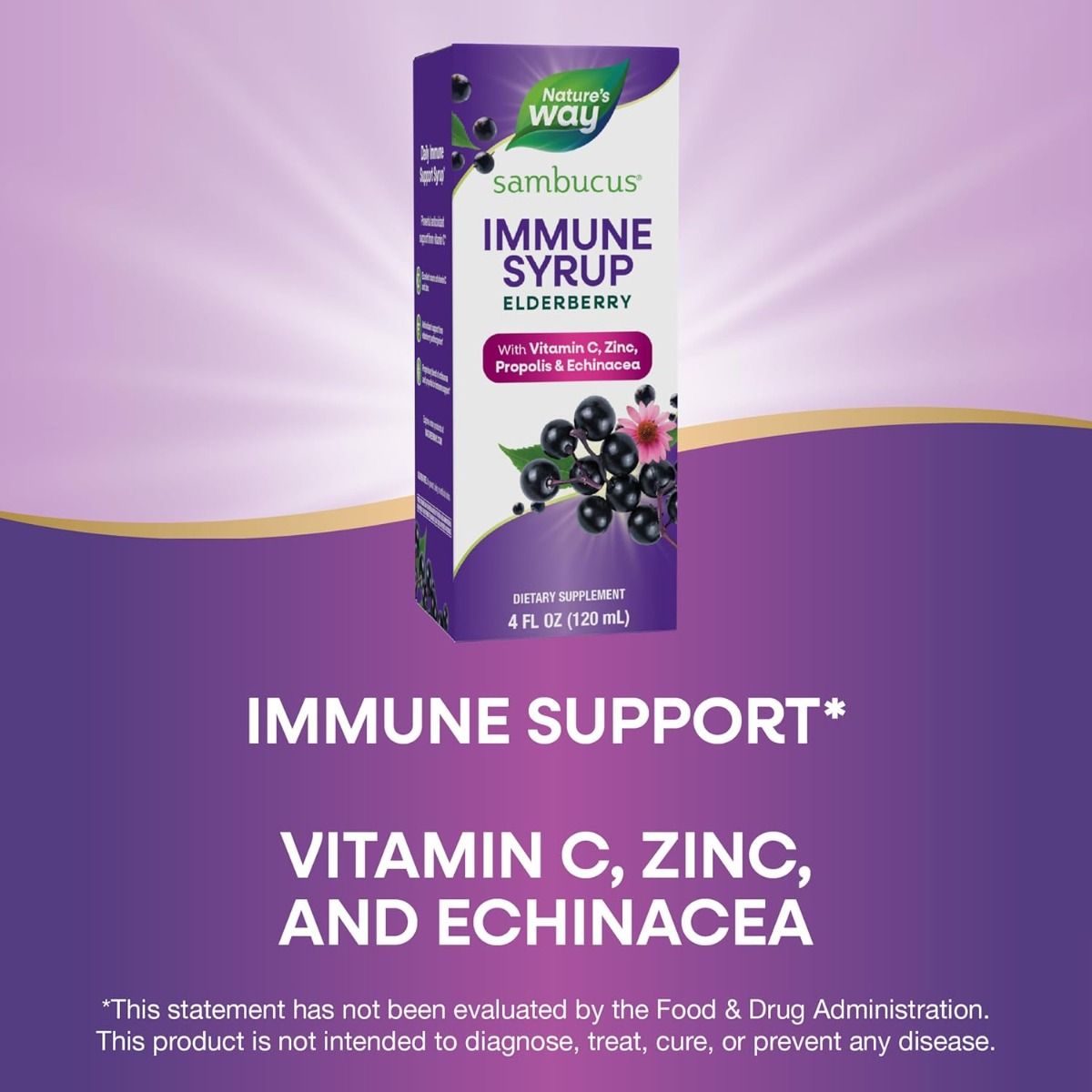 Sambucus Immune Oz Syrup Black Elderberry