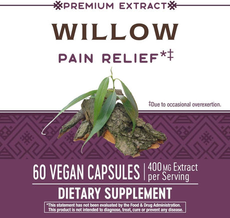 Willow Premium Extract 60 Capsules