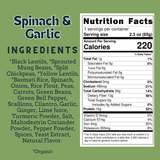Spinach & Garlic -  Sprouted Power Bowl (6 Pack)