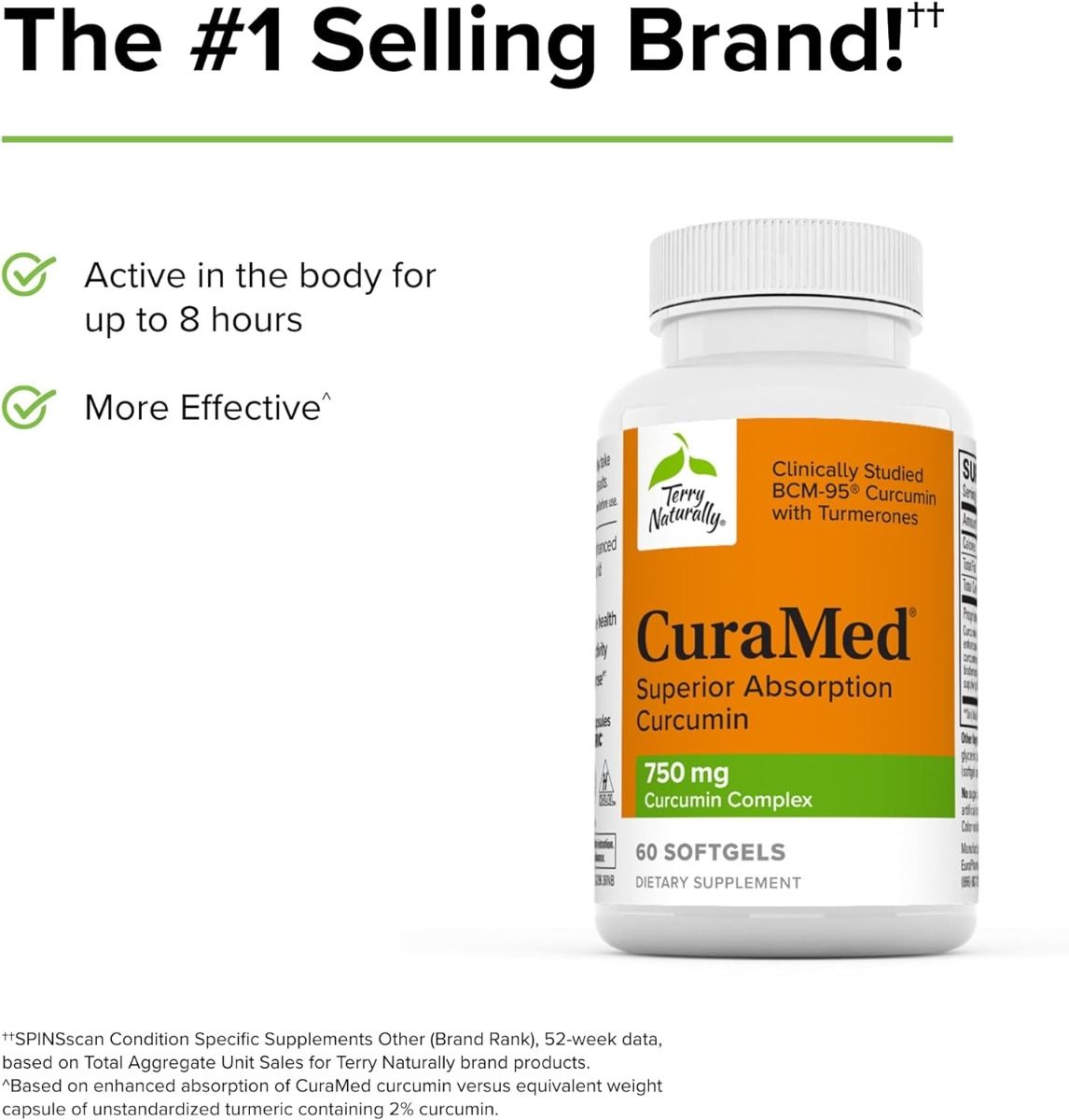 CuraMed 750 MG 60 Softgels