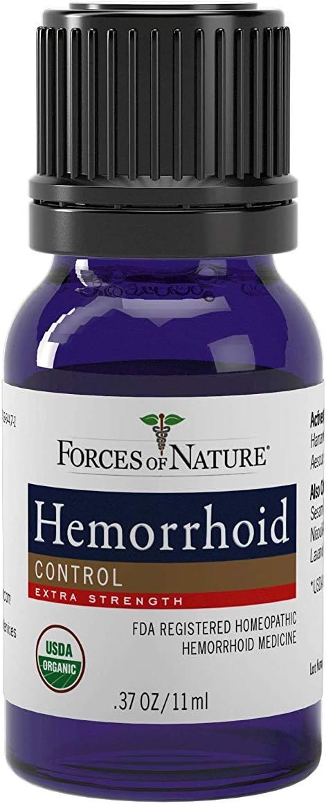 Organic Hemorrhoid Control - Extra Strength - 11 Ml