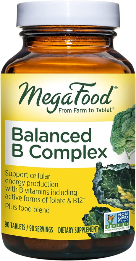 Megafood, Balanced B Complex 90 Tablets