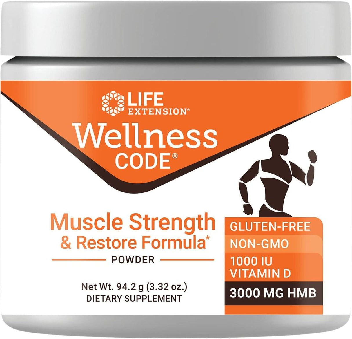 Wellness Code Muscle Strength and Restore Formula 3.32 Oz (94.2 G) Powder