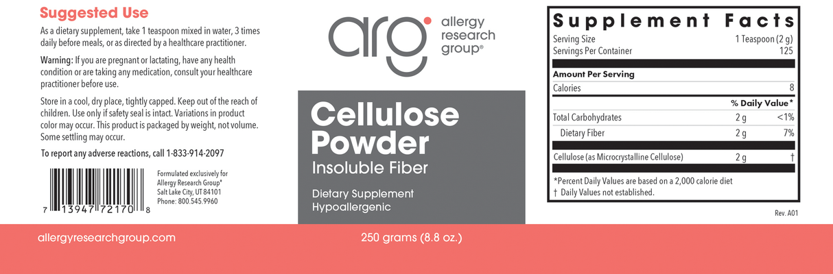 Cellulose Powder 250 gms