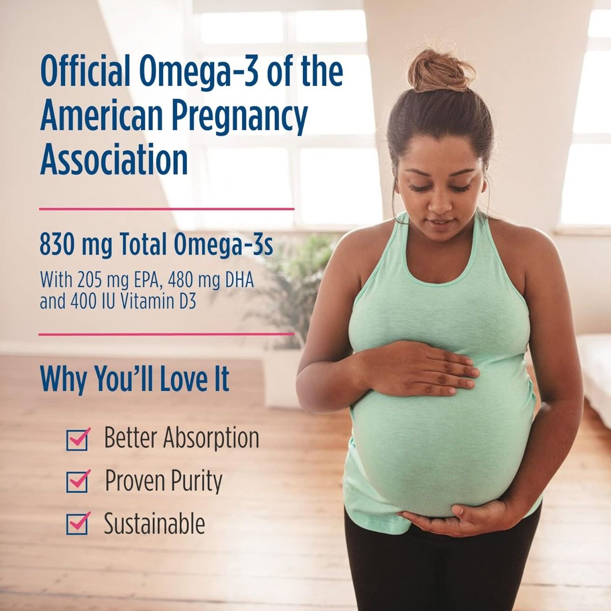 Prenatal DHA 830 Mg 180 Softgels Unflavored