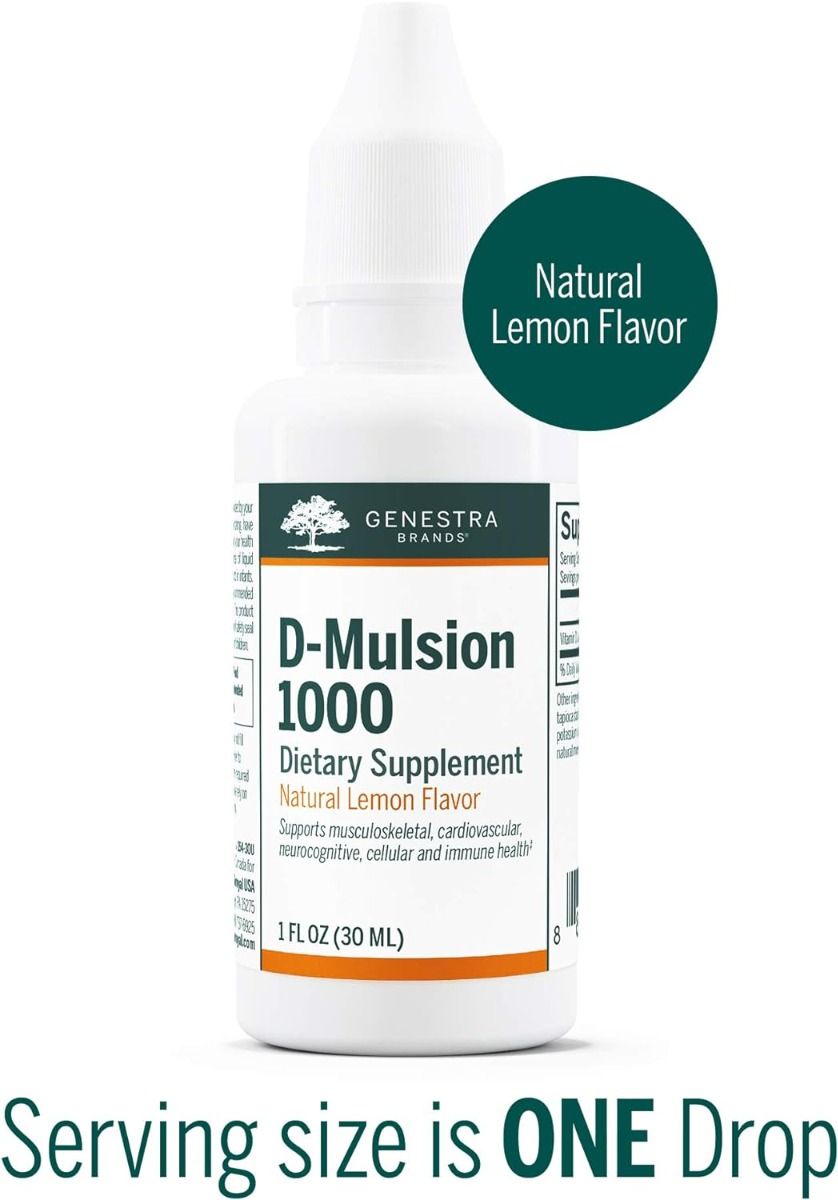 D-Mulsion 1000 1 fl. oz (30mL) Drops Natural Lemon