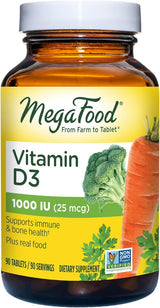 Megafood, Vitamin D-3- 1000 IU 90 Tablets