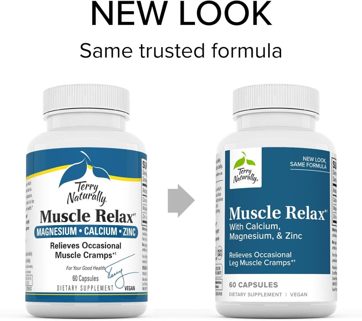 Muscle Relax with Magnesium Calcium & Zinc 60 Capsules