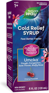 Umcka Cold Care Syrup Alcohol Free 4 OZSyrupCherry