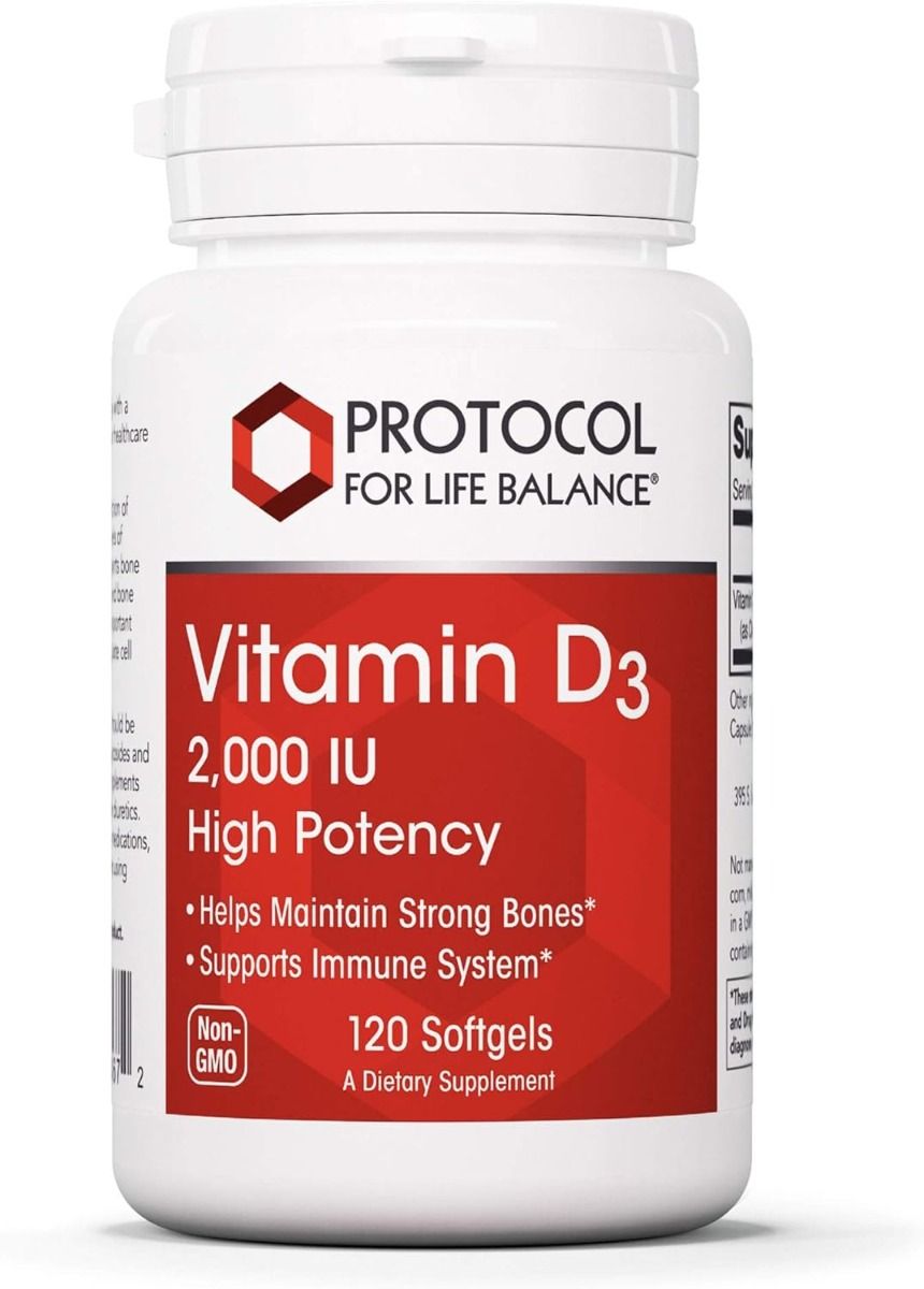 Vitamin D3 2,000 IU 120 Softgels