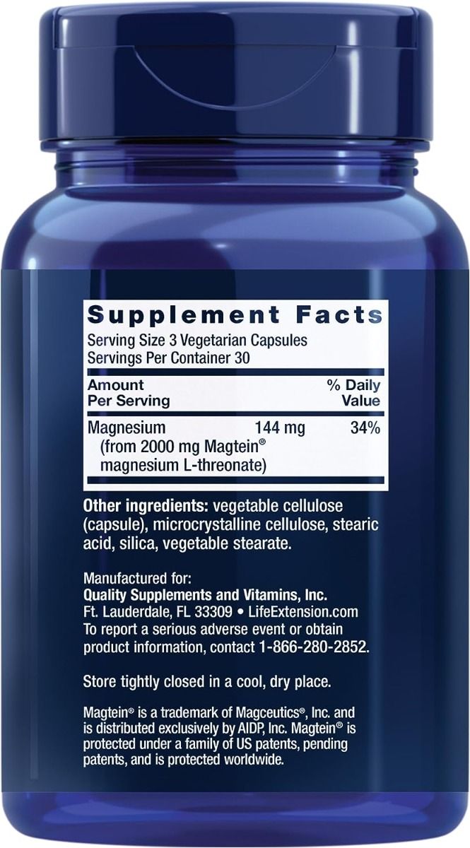 Neuro-Mag Magnesium L-Threonate 90 Veggie Caps