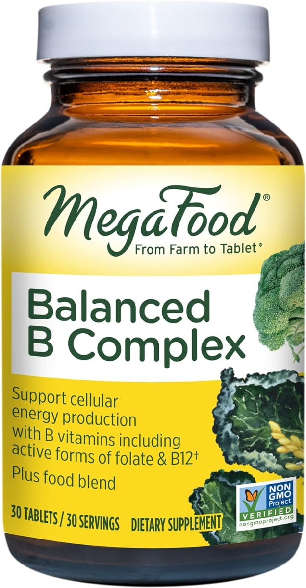 Megafood, Balanced B Complex 30 Tablets