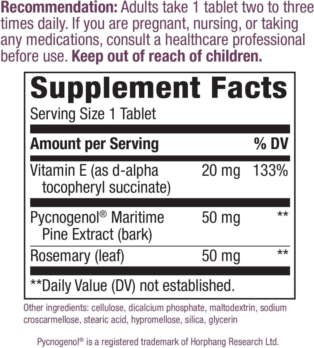 Pycnogenol 50 MG 30Tablets