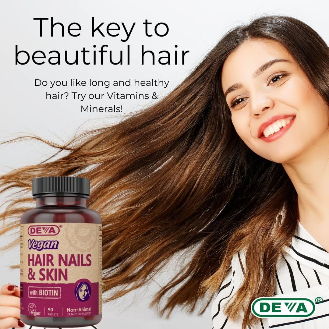 Deva Vegan Hair Nails and Skin 90Tablets