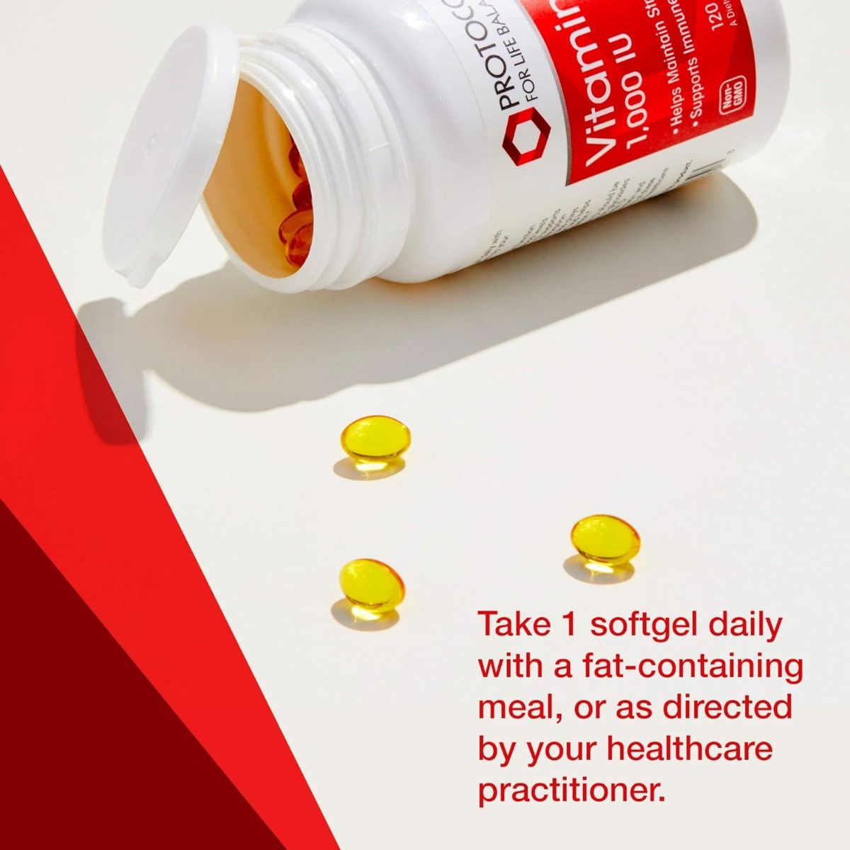 Vitamin D3 1,000 IU 120 Softgels