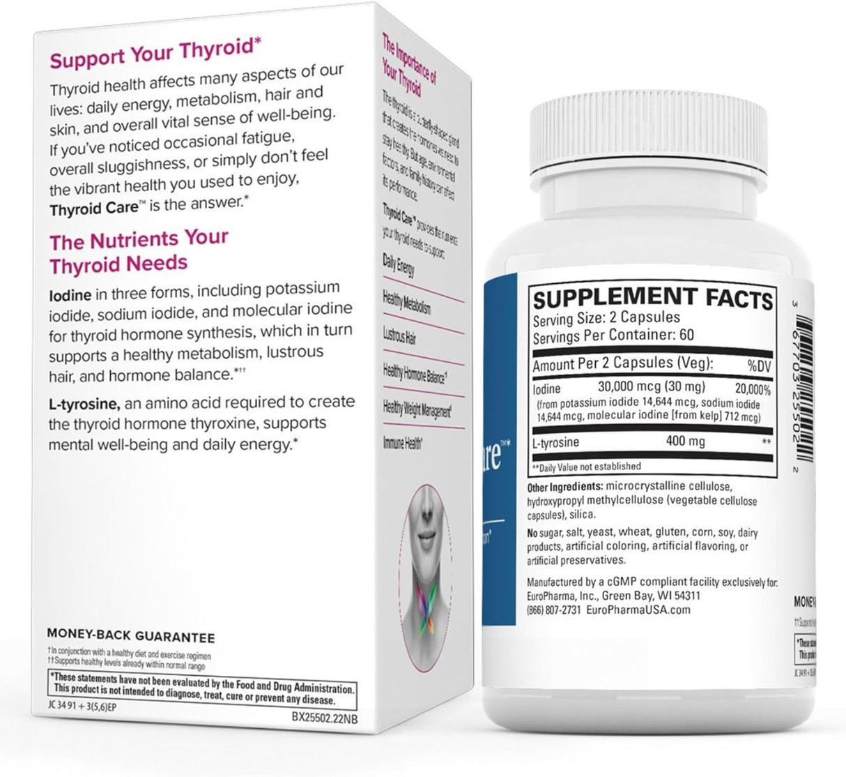 Thyroid Care 120 Capsules