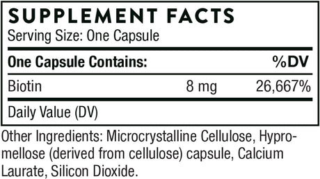 Biotin-8 8 MG 60 Veggie Caps