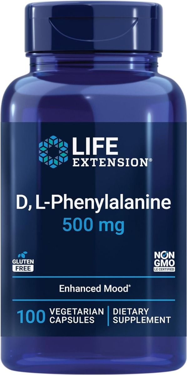 DL-Phenylalanine 500 MG 100 Veggie Caps