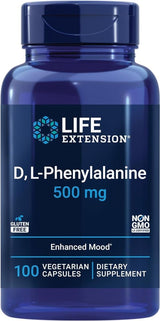 DL-Phenylalanine 500 MG 100 Veggie Caps