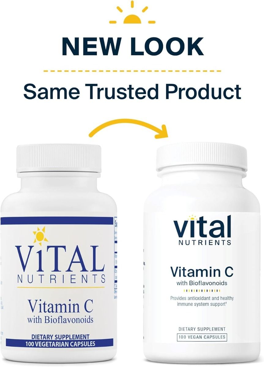 Vitamin C With Bioflavonoids 500 MG/250 MG 100 Capsules