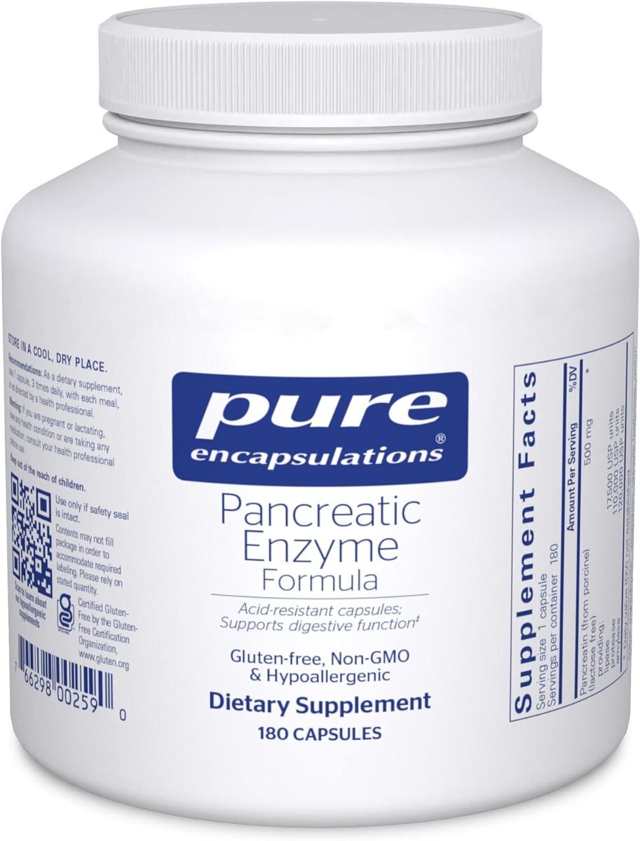 Pancreatic Enzyme Formula 180 Capsules