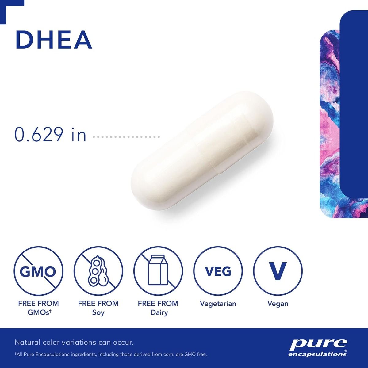 DHEA Micronized 25 MG 180 Capsules