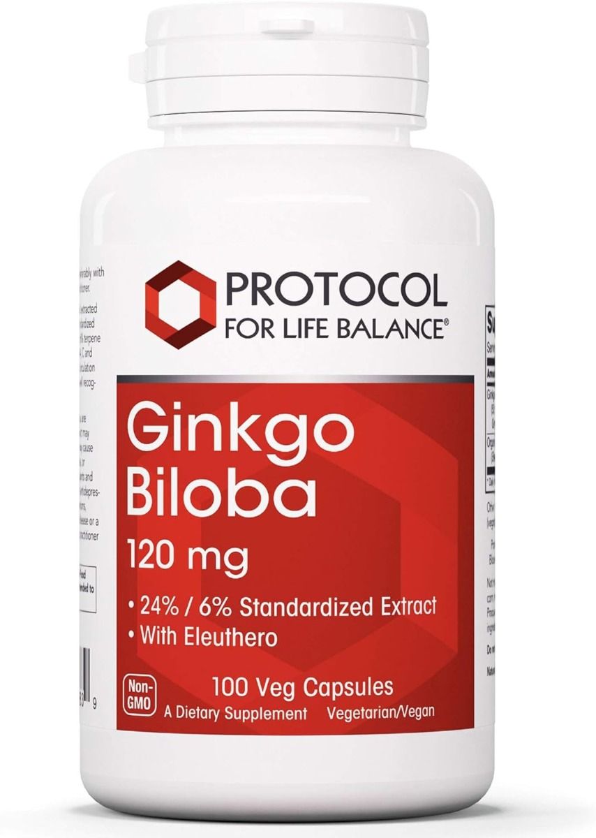 Ginkgo Biloba 120 MG 100 Vegan Capsules