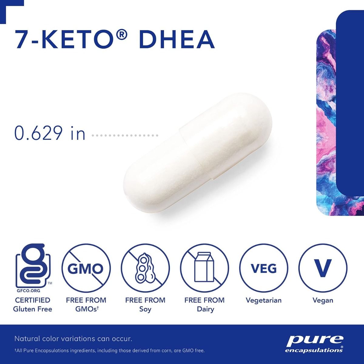 7-KETO DHEA 25 MG 60 Capsules