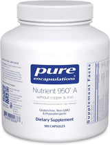 Nutrient 950A Without Copper And Iron 180 Capsules