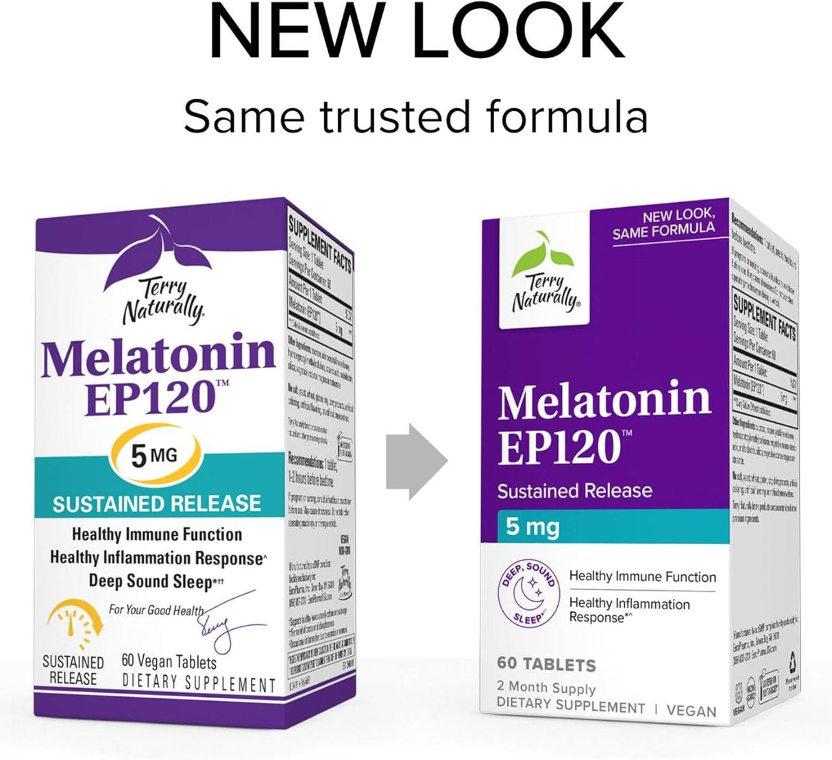 Melatonin EP120™ 5 MG5 MG60Vegan Tablets