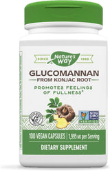 Glucomannan From Konjac Root 100 Capsules