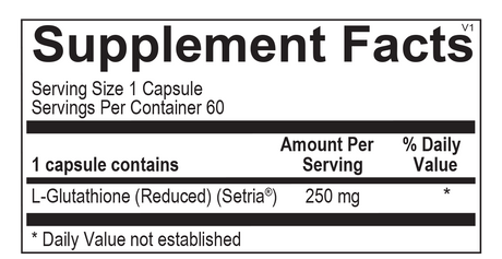 L-Glutathione 60 Capsules