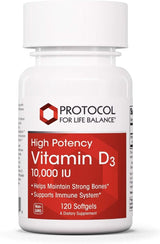 Vitamin D3 10000 IU 120 Softgels