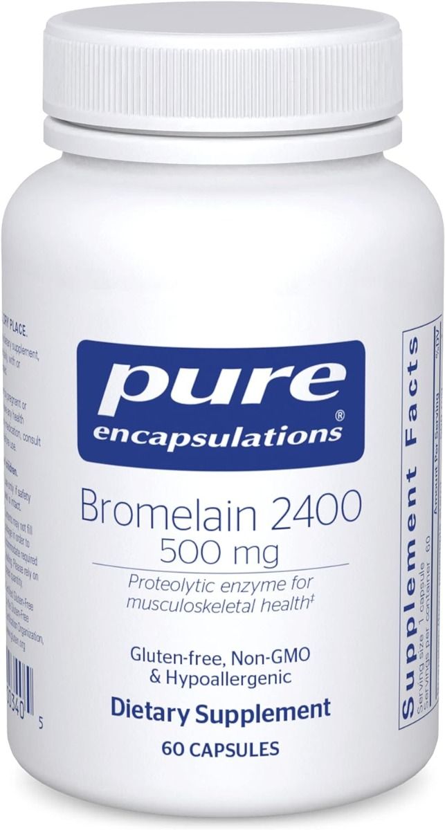 Bromelain 2400 500 MG 60 Capsules