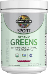 Sport Organic Greens 270 G Powder Apple Berry