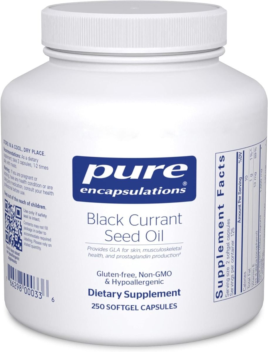 Black Currant Seed Oil 250 Softgels