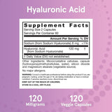 Hyaluronic Acid 50 MG 120 Capsules