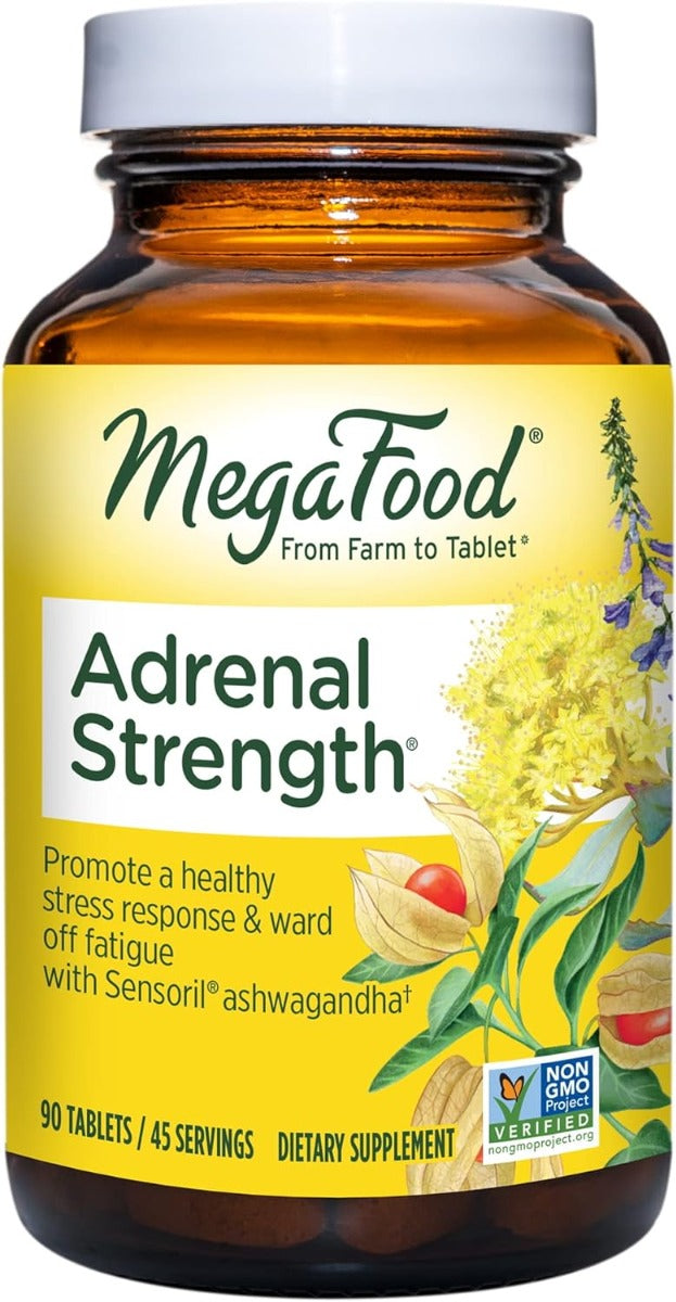 Megafood, Adrenal Strength 90 Tablets