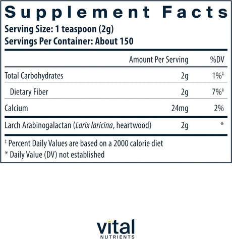 Arabinogalactan Powder 300g 10.6 Powder