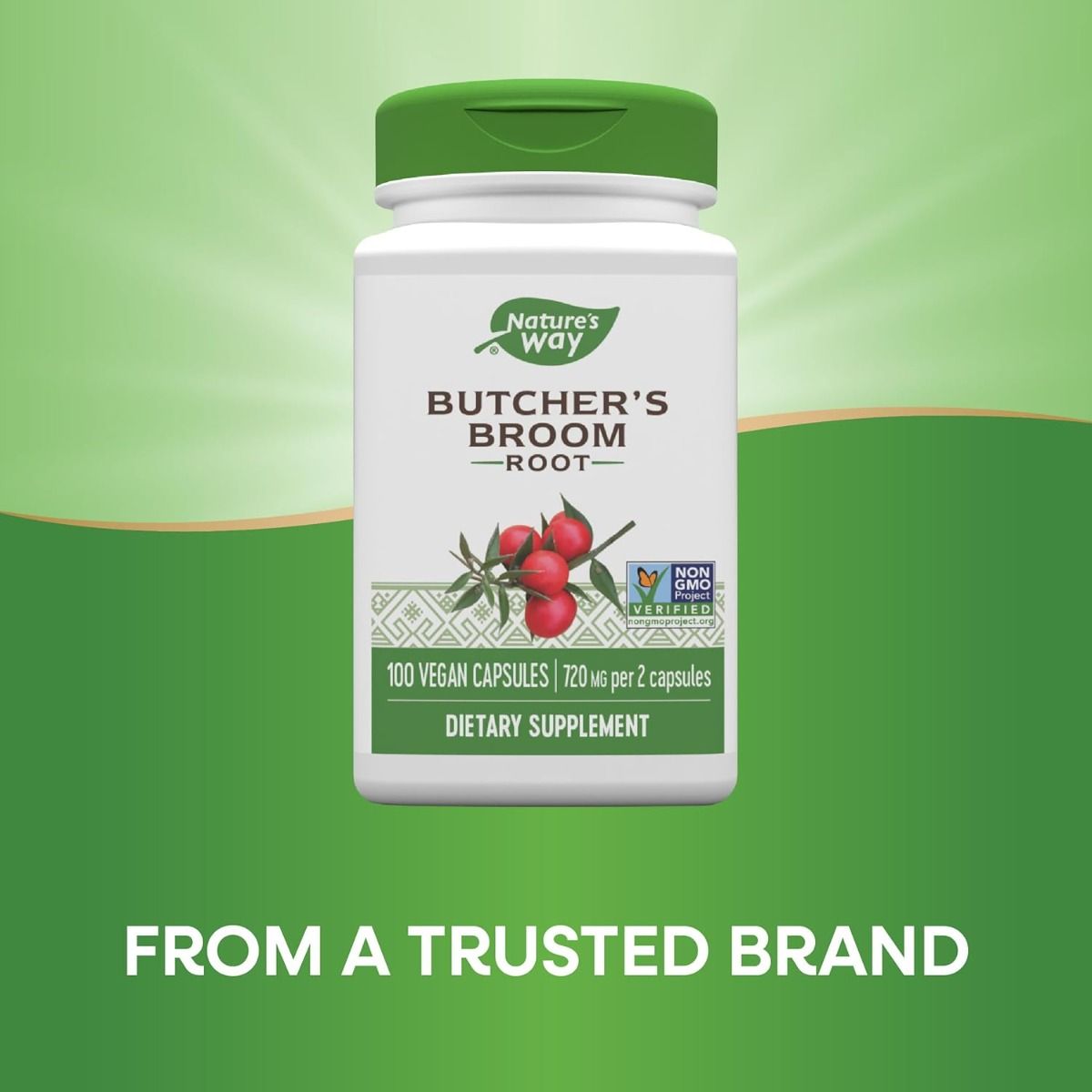 Butcher's Broom Root 100Capsules