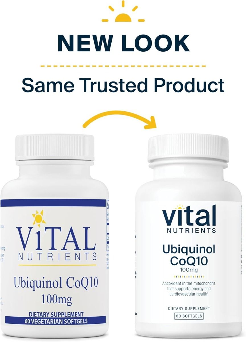 Ubiquinol CoQ10 100 MG 60 Capsules