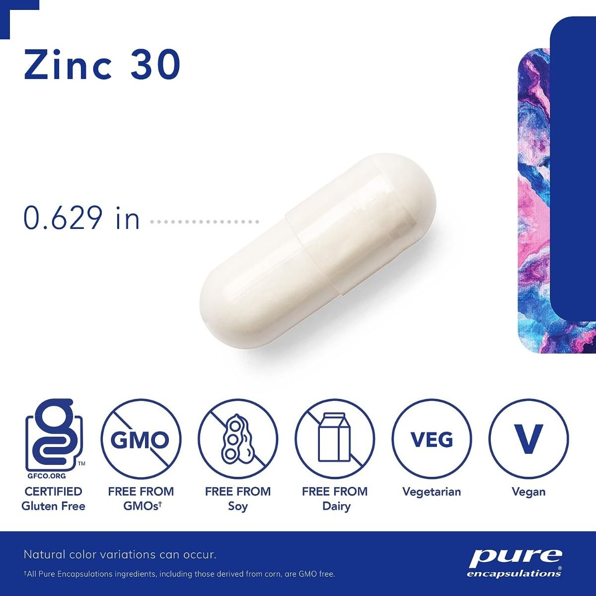 Zinc 30 60 Veggie Caps