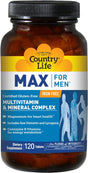 Country Life, Max For Men Maxi-Sorb 120 Tablets