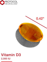 Vitamin D3 2,000 IU 120 Softgels