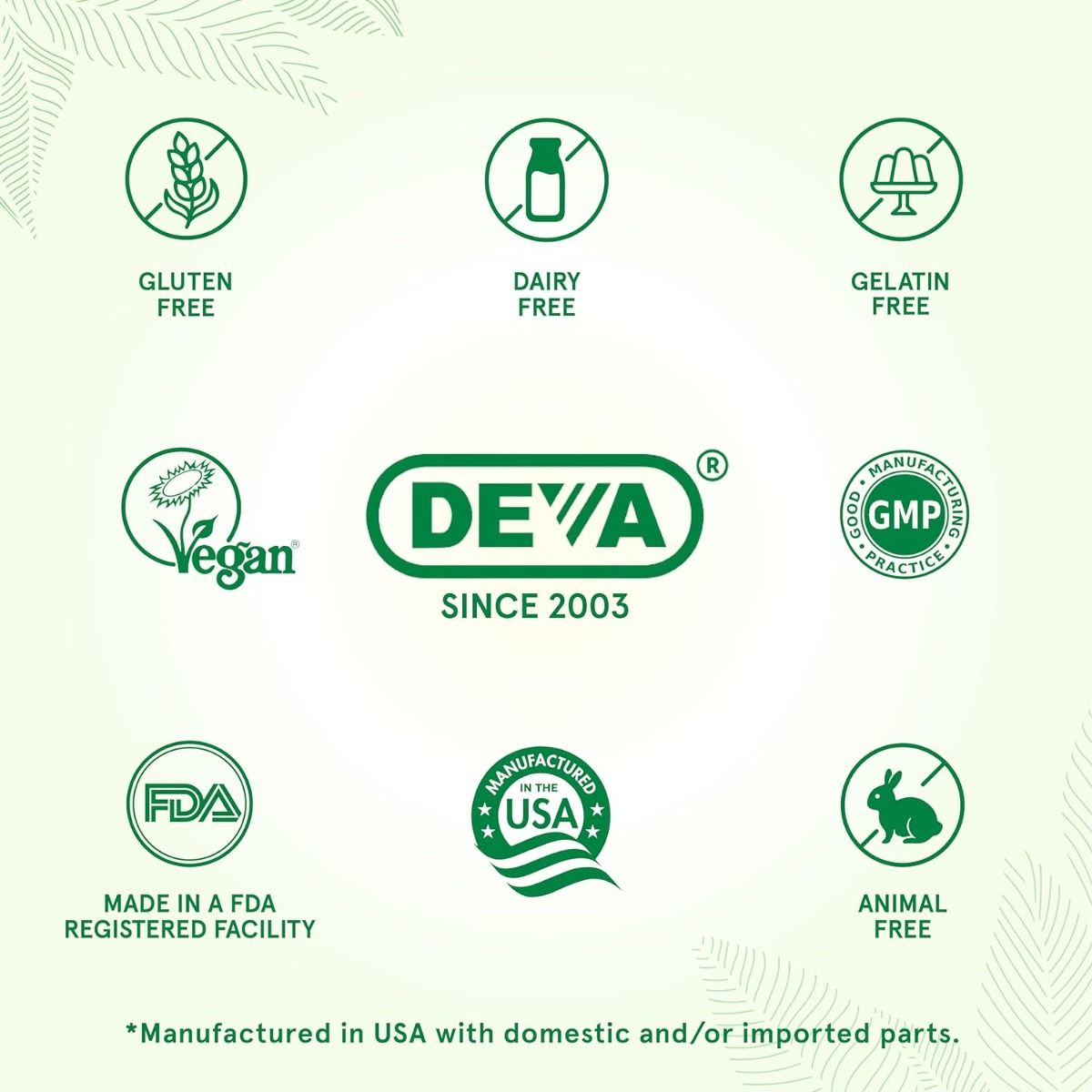 Deva Vegan Hair Nails and Skin 90Tablets