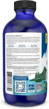 Arctic Cod Liver Oil 8 Oz Liquid Unflavored