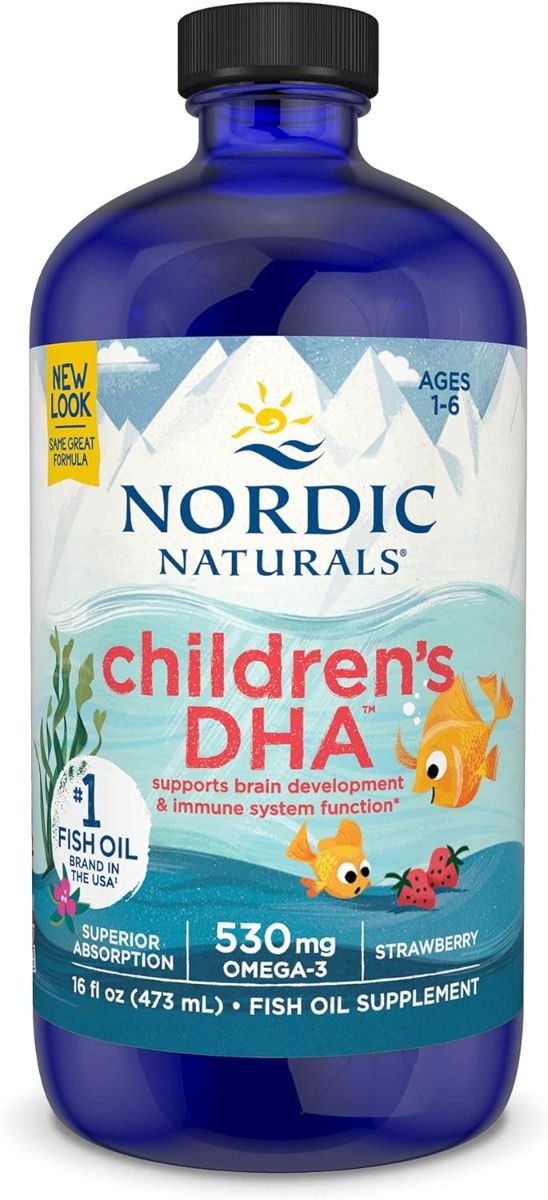 Children's Dha 16 Oz Liquid Strawberry