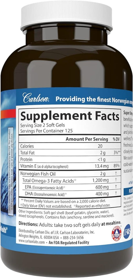 Super Omega-3 Gems 250 Softgels