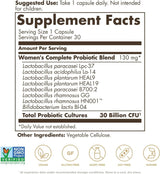 Women's Complete Probiotic 30 Billion 30Vegan Capsules