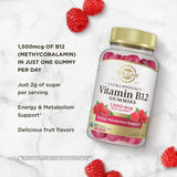 Ultra Potency Vitamin B12 Gummies Raspberry